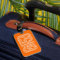 Orange 6453 Luggage Tag