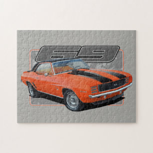 Orange 69 Muscle Jigsaw Puzzle