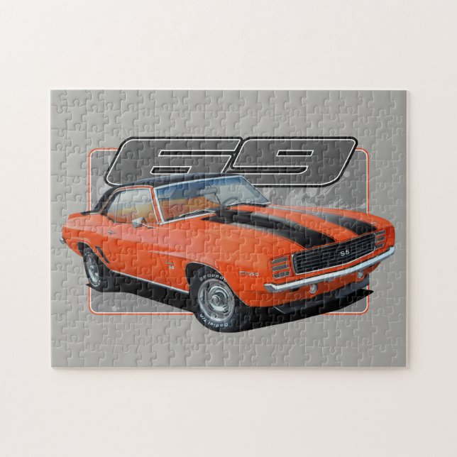 Orange 69 Muscle Jigsaw Puzzle (Horizontal)