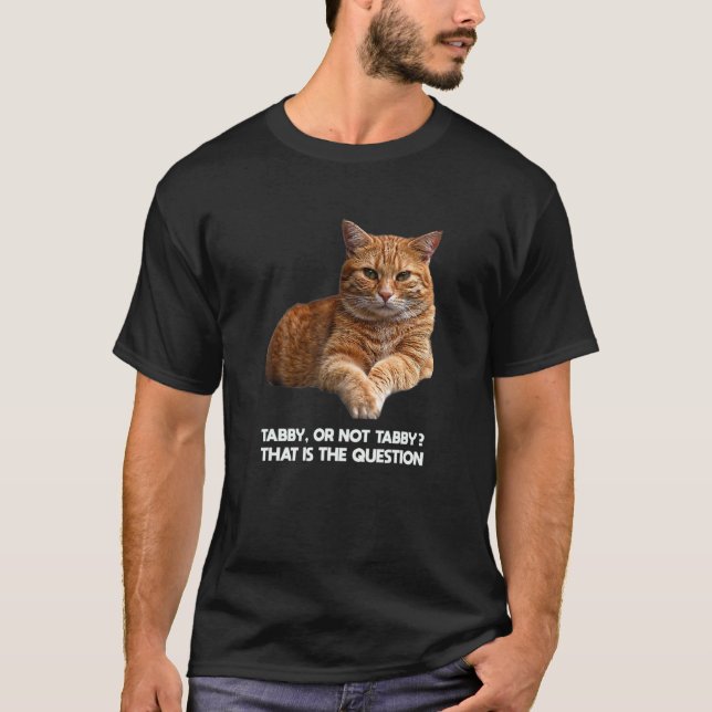 Orange Abby Cat  Meme T-Shirt (Front)