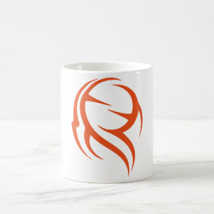 Orange Abstract Decorative Vector Coffee Mug