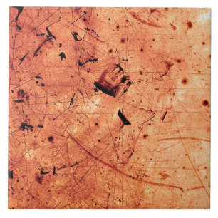 Orange abstract grunge contemporary art tile