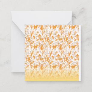 Orange Abstract Note Cards Chic Luxe Stationery