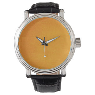 Orange Abstract Painting Watch