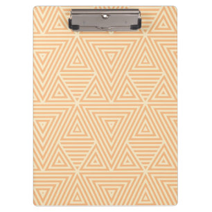 Orange Abstract Pattern by storeman Clipboard