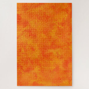 Orange Abstract Pattern Jigsaw Puzzle