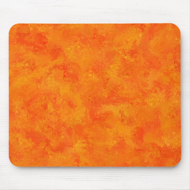 Orange Abstract Pattern  Mouse Mat (Front)