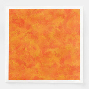 Orange Abstract Pattern  Napkin