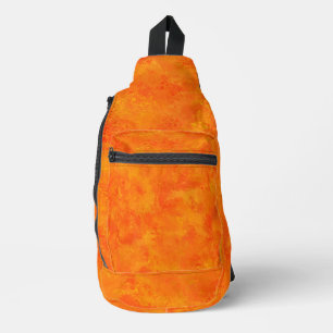 Orange Abstract Pattern Sling Bag