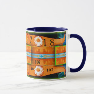 Orange Abstraction Mug