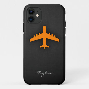 Orange Aeroplane iPhone 11 Case