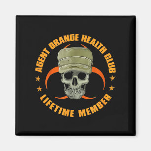 Orange Agent Health Club Lifetime Member Vietnam V Magnet