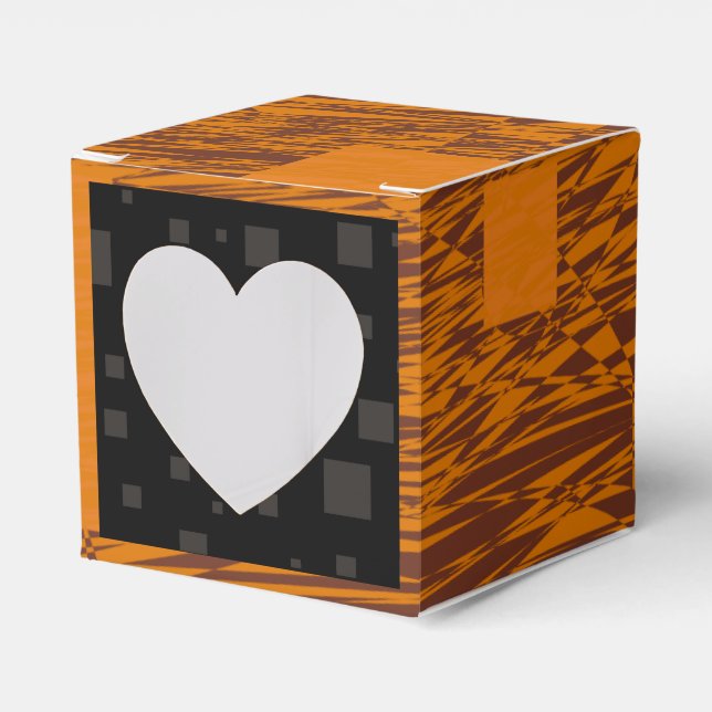 Orange alert float abstract Halloween black box (Front Side)
