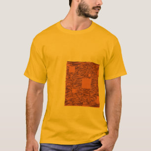 Orange alert float abstract Halloween black box T-Shirt
