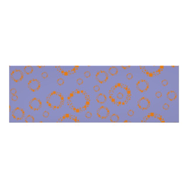 orange alert O pattern more circles.PNG Photo Print (Front)