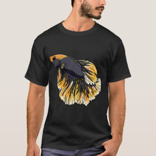 Orange and black betta fish T-Shirt