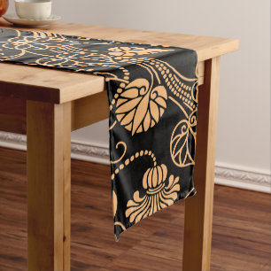 Orange and black Cloth Placemat