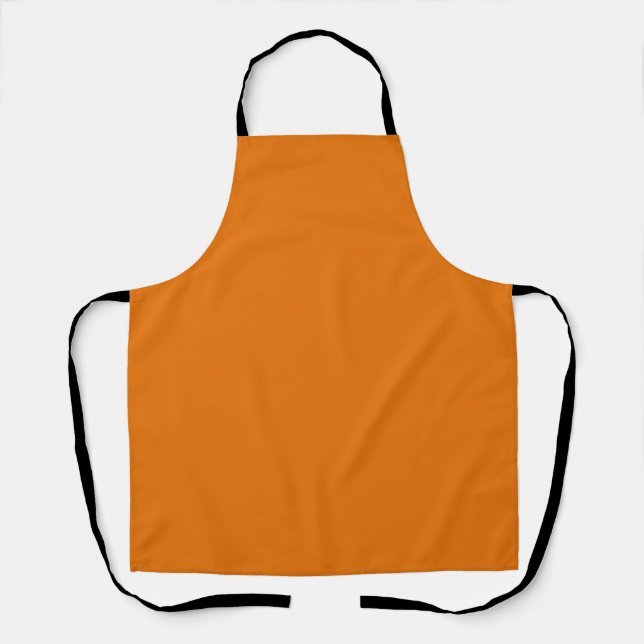 Orange and Black Halloween Apron (Front)