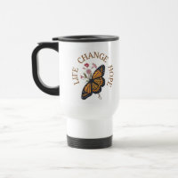 Orange and Black Monarch Butterfly 