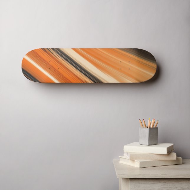 Orange and Black Skateboard (Wall Art (Horz))