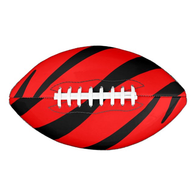 ORANGE AND BLACK STRIPES  AMERICAN FOOTBALL (Front)