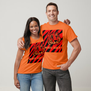 ORANGE AND BLACK STRIPES T-Shirt
