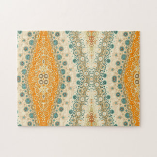 Orange and Blue Metamorphosis Jigsaw Puzzle