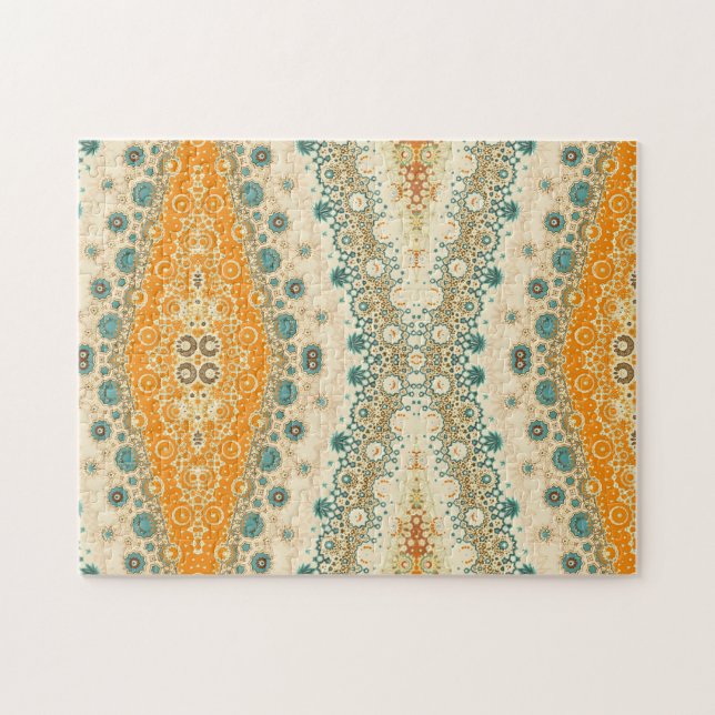 Orange and Blue Metamorphosis Jigsaw Puzzle (Horizontal)