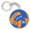 Orange and Blue Volleyball Team Gifts Personalised