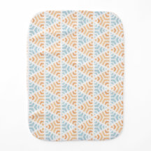 Orange and Blue Watercolor Triangle