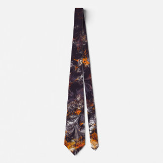Orange and Charcoal Gradient Tie