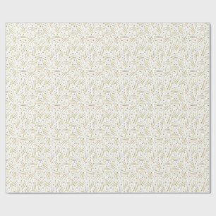 orange and gold wrapping paper