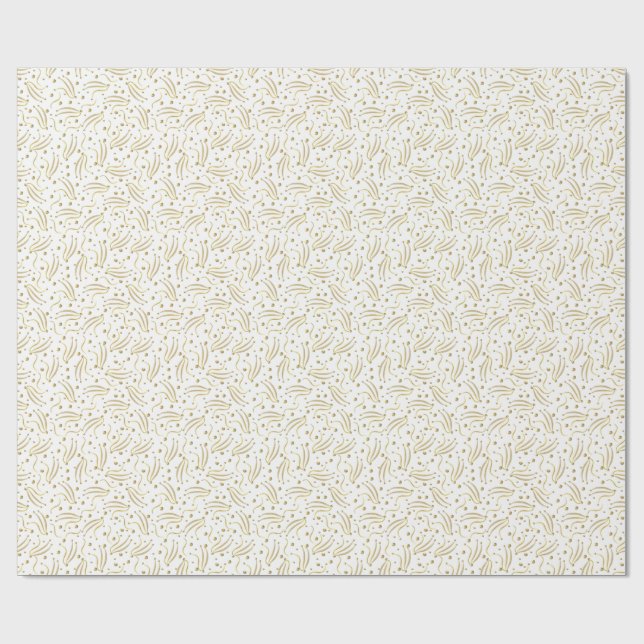 orange and gold wrapping paper (Flat)