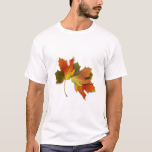 Orange And Golden Autumn Leaves T-Shirt