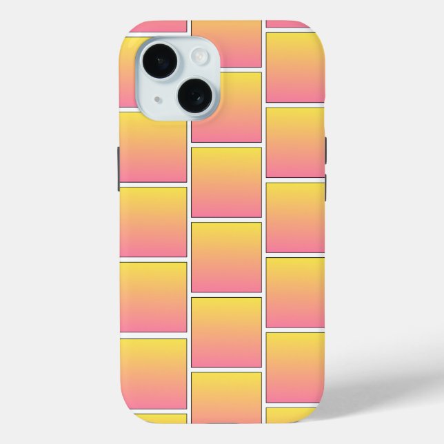 Orange and Golden Yellow Bricks  Case-Mate iPhone Case (Back)