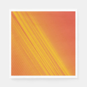 Orange and gradient yellow design napkin