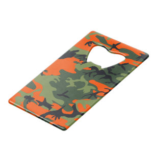 Orange and Green Camouflage, Military, Army