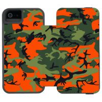 Orange and Green Camouflage, Military, Army