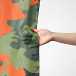 Orange and Green Camouflage, Military, Army Scarf<br><div class="desc">Elegant,  stylish and sophisticated camouflage pattern in orange and green colour. Modern and trendy gift,  perfect for the military lover in your life.</div>