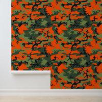 Orange and Green Camouflage, Military, Army