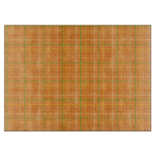Orange and Green Stripes Cutting Board