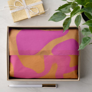 Orange and Hot Pink Gradient Tissue Paper