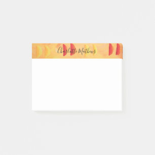 Orange and Lemons Citrus Personalised Post-it Notes