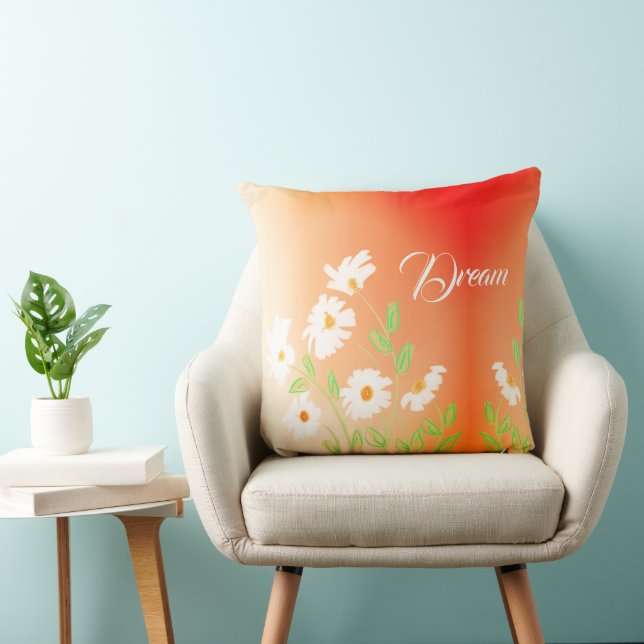 Orange And Peach Cushion (Chair)