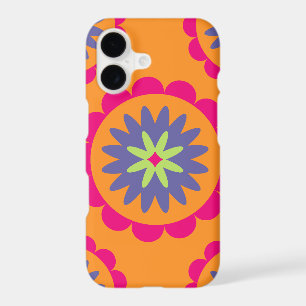 orange and pink floral shapes illustration