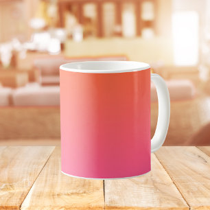 Orange and Pink Gradient Coffee Mug