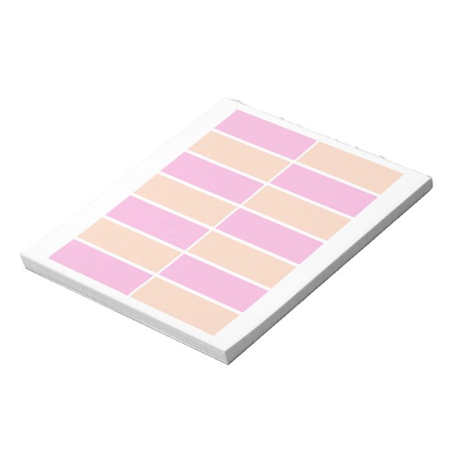 Orange and Pink Planner Notepad (Rotated)