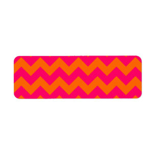 Orange and Pink Zigzag