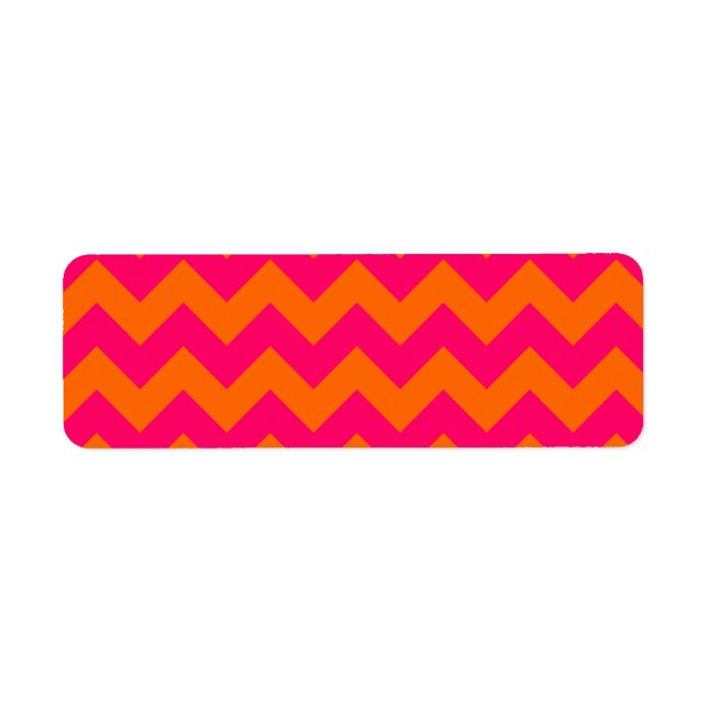 Orange and Pink Zigzag (Front)
