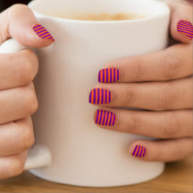 Orange and purple striped